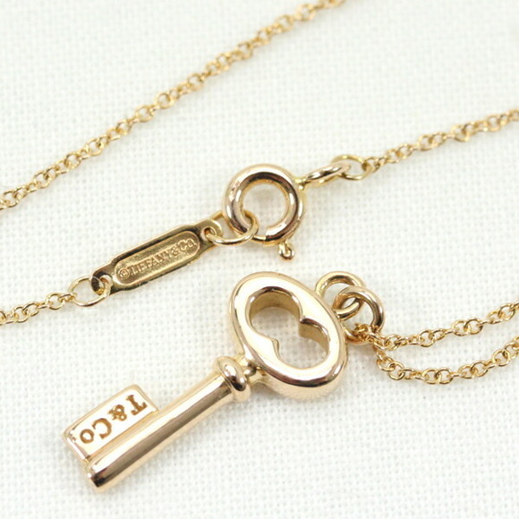 Tiffany Jewelry - Tiffany Key Pendant Necklace Rose Gold